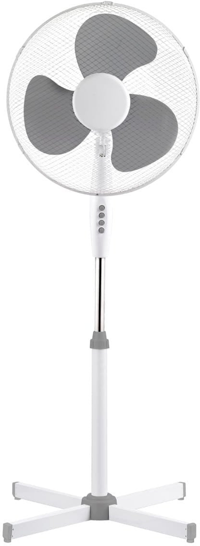 Ventilator në këmbë Platinet PSF1616G, 40W, 16", bardh gri
