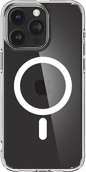 Mbulesë telefoni Spigen Ultra Hybrid MAG, për iPhone 15 Pro Max 6.7", MagSafe, e bardhë