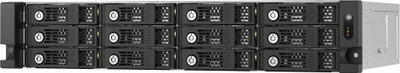 Kasë zgjeruese JBOD QNAP TL-R1200PES-RP, 12 slota, 2U rackmount, e zezë