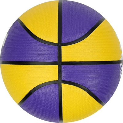 Top basketbolli Nike Lebron James Playground 8P 2.0, madhësia 7, për jashtë, e verdhë lejla