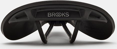 Shalë biçiklete Brooks C19 Carved Cambium, shina çeliku, 473g, e zezë