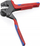 Presa krimpimi Knipex 97 43 66 EVO, për lidhëse MC4 EVO 2, 4-10 mm², kuqe blu