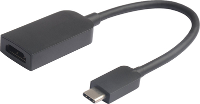 Adaptor USB C në HDMI MicroConnect Slim, 4K, i zi