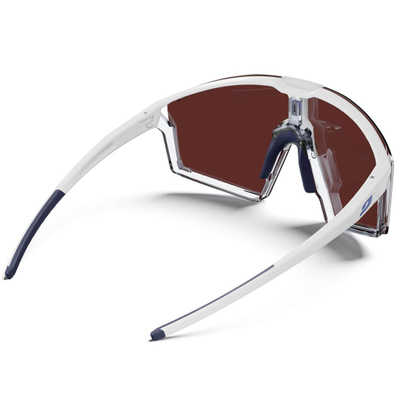 Syze sportive Julbo Edge Groupama FDJ, lente Spectron HD kategori 3, e bardhë blu