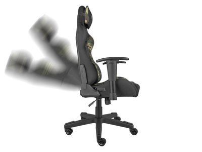 Karrige gaming Genesis NFG-1532, mbështetje koke, material tekstil, e zezë kamuflazh