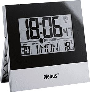 Orë me alarm Mebus, e zezë/e hirtë