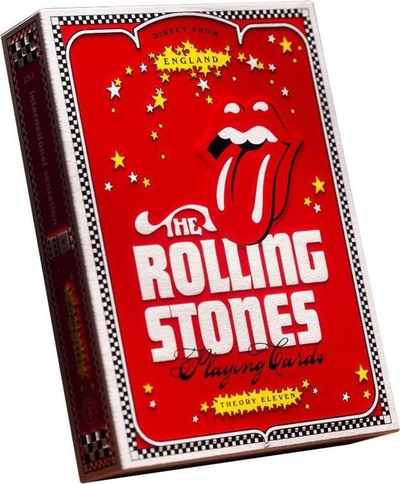 Карти за играње Теори11 The Rolling Stones Премиум, 52 карти, колекционерски дизајн, повеќебојни