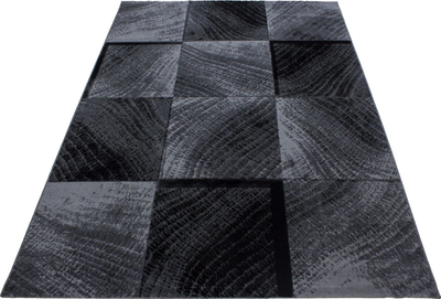 Tapet Ayyildiz Carpet Tile, polipropilen, me kuadrate, i zi