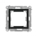 Adapter montimi Kontakt-Simon Simon 55, 45x45 mm, i zi mat