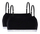 Sytjena Calvin Klein CK One Unlined Bralette 2Pk QF6040E 001 Black / Black
