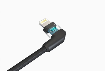 Kabllo USB në Lightning PGYTECH P-GM-115, 0.35m, për iPhone i kuq e zi