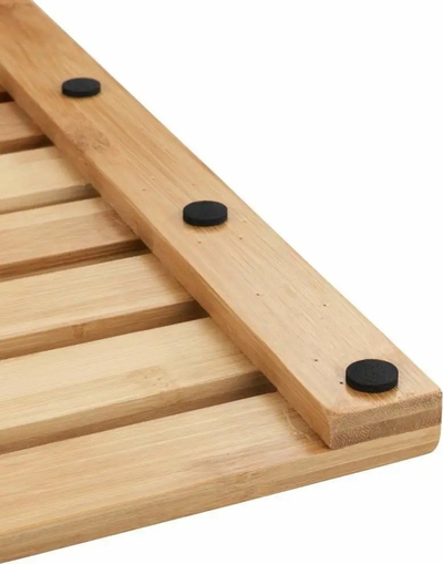 Tapet banjoje Wenko Bamboo, bambu, kundër rrëshqitjes, kafe
