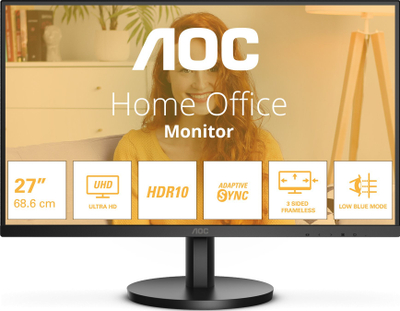 Monitor AOC B3 U27B3M, 27\", 4K Ultra HD, i zi
