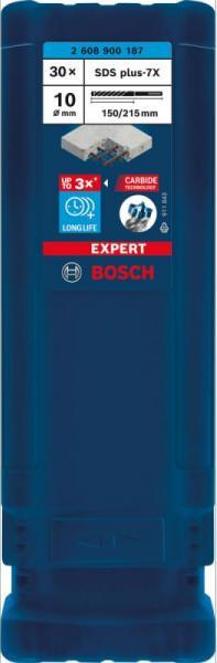 Spiralja e shpimit Bosch Expert 7X SDS Plus, 10mm, 150mm, gri