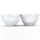 Set tasa TASSEN Bowls White Grin and Kiss, porcelan, 350 ml, t'bardha