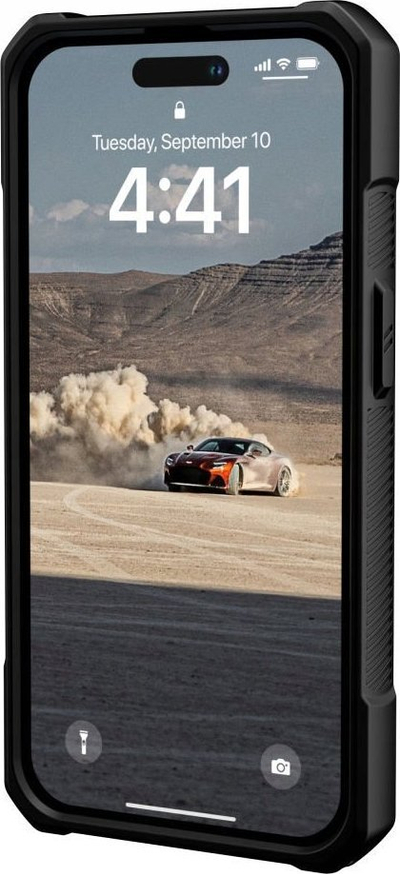 Mbulesë telefoni UAG Monarch për iPhone 14 Pro, 6.1", karbon fiber, e zezë