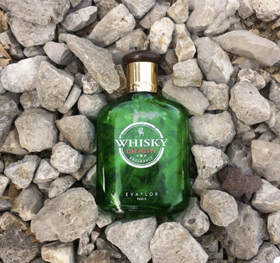 Set parfum për burra Evaflor Whisky Origin, 3 pjesë, shishe jeshile
