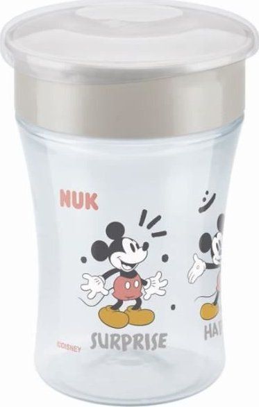 Gotë trajnimi NUK Magic Cup 360 Mickey, silikon, 230ml, gri