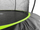 Trampolinë për kopsht Lean Sport 10653, me rrjetë mrena, 183 cm, e zezë