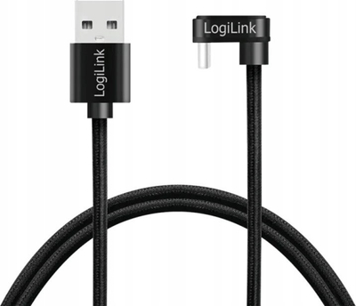 Kabllo USB LogiLink CU0195, USB A në USB C, 3m, e zezë