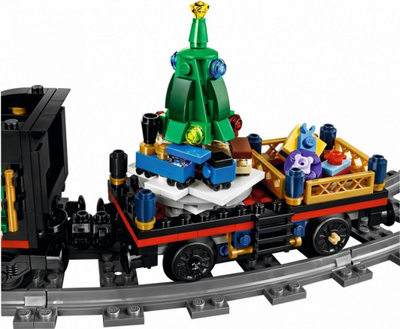 Set lodër LEGO Creator Expert Winter Holiday Train 10254, 734 pjesë, 12+, shumëngjyrësh