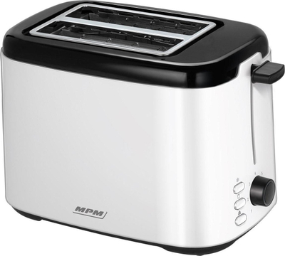 Toaster MPM MTO-07, 600W, 2 feta, bardh e zi