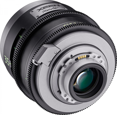 Lente kino XEEN Meister 35mm T1.3, PL mount, full frame, e zezë