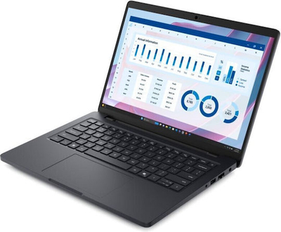 Laptop Dell MC14255, 14" QHD+, Ryzen AI PRO 9 HX 370, 32GB RAM, gri