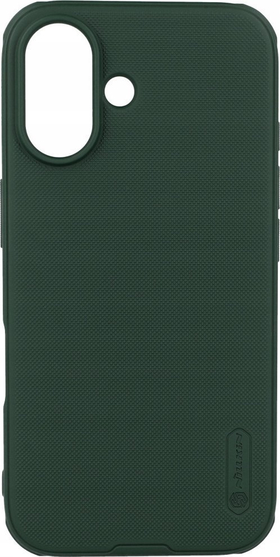 Kapak telefoni Nillkin Super Frosted PRO, për iPhone 16, TPU, jeshile e errët