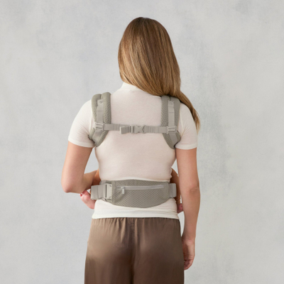 Mbajtëse bebe Ergobaby Omni Deluxe Mesh, ergonomike, Soft Olive