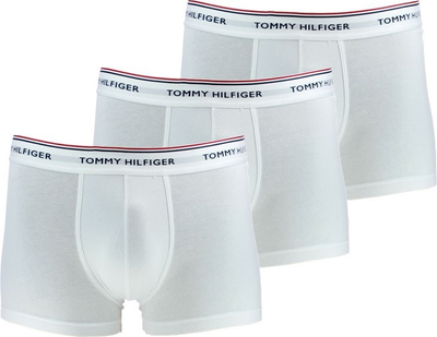 Set brekësh Tommy Hilfiger Trunk 1U87903842-100, 3 palë, të bardha, L