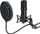 Mikrofon streaming Nedis, USB, me boom stand dhe pop filter, i zi