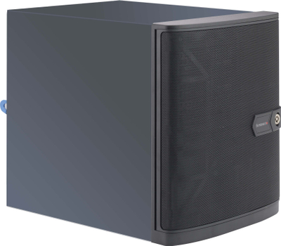 Куќиште серверски Супермајкро СуперЧесис CSE-721TQ-350B2, Мини ITX, 4 x 3,5" hot swap, 350W, црно