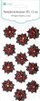 Sticker 3D me shkëlqim Dalprint Bethlehem Star, set me 12 copë, zbukurime Krishtlindjeje shumëngjyrëshe