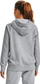 Bluzë me kapuç Under Armour Rival Fleece Logo W, pambuk poliester, për goca, gri