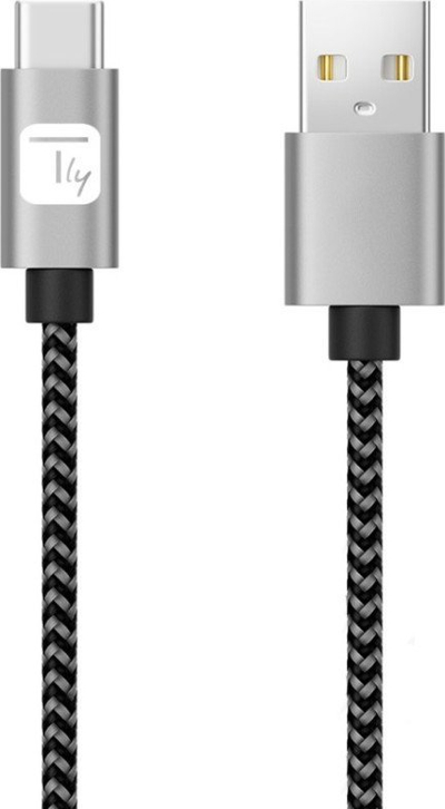 USB кабел Techly A во USB C, 0.5m, 3A, алуминиум