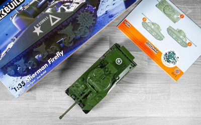 Set modeli tanku Airfix QUICKBUILD J6042 Sherman Firefly, pa ngjitës, për kalamaj 6+