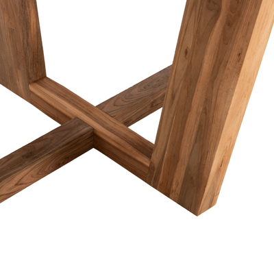 Tavolinë ngrënieje HM CARIB HM9560, ovale, dru teak i ricikluar, 250x110x78 cm, natyrale