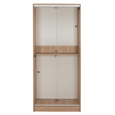 Dollap  rrëshqitës 90×45×210 cm Sonama 2-dyer (HM2436.01)