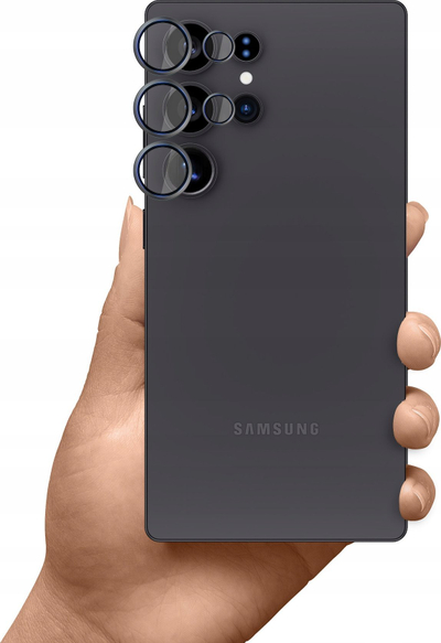 Mbrojtës lente 3MK Hardy Lens Protection Pro për Samsung Galaxy S25 Ultra, 1 copë, i zi