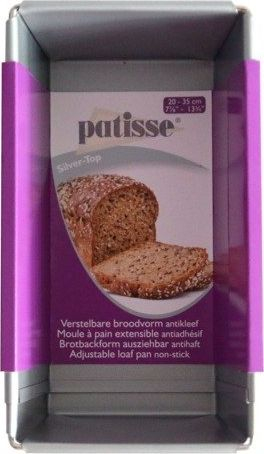 Forma keku Patisse Silver Top, çelik, gjatësi e rregullueshme 20-35 cm, argjendtë