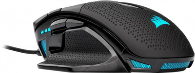 Mi gaming Corsair NIGHTSWORD RGB, me kabllo, 8 butona, i zi