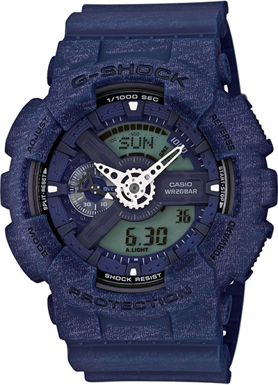 Orë dore Casio G-shock GA-110HT-2AER, e kaltër