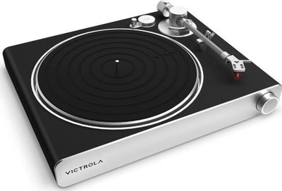 Gramafon Victrola VPT-3000 Stream Carbon, WiFi Ethernet, me parampomë brenda, ngjyrë argjendi