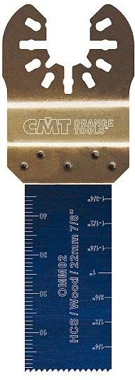 Teh për vegël multifunksionale CMT OMM02-X1, 7/8", HCS për dru, blu