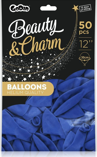 Balona Godan Beauty &amp; Charm, 30 cm, set 50 copë, pastel blu