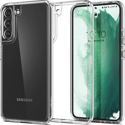Kapak telefoni Spigen Ultra Hybrid për Samsung Galaxy S22 Plus, transparent