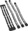 Set zgjatës kabllosh Kolink Core Standard, të thurme, 4 copë, zi me të bardhë