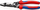 Mjet zhveshës telash Knipex 13 72 8, multifunksional elektrik, 200mm, i kuq blu