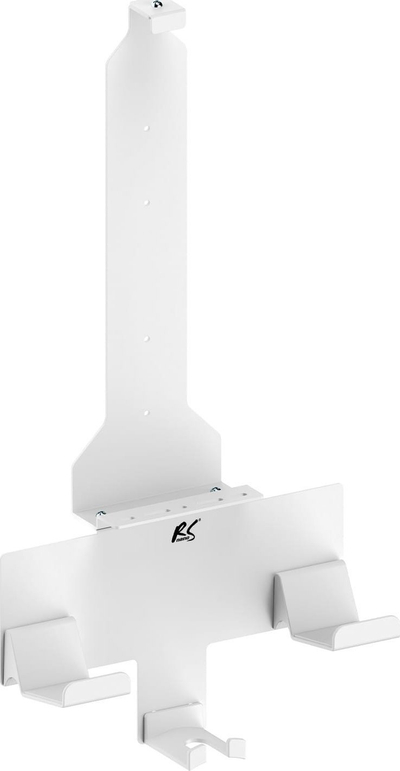 Mbajtëse muri Maclean RS181, për PlayStation 5, metal, e bardhë